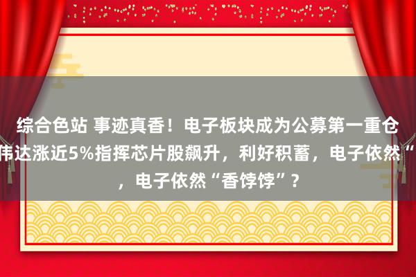 综合色站 事迹真香！电子板块成为公募第一重仓行业！英伟达涨近5%指挥芯片股飙升，利好积蓄，电子依然“香饽饽”？