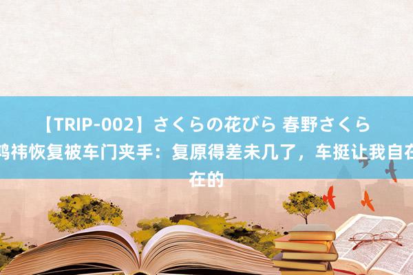 【TRIP-002】さくらの花びら 春野さくら 周鸿祎恢复被车门夹手：复原得差未几了，车挺让我自在的