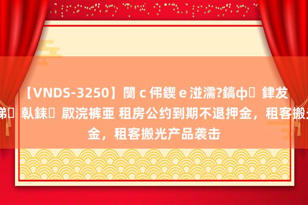 【VNDS-3250】闅ｃ伄鍥ｅ湴濡?鎬ф銉犮儵銉犮儵 娣倝銇叞浣裤亜 租房公约到期不退押金，租客搬光产品袭击